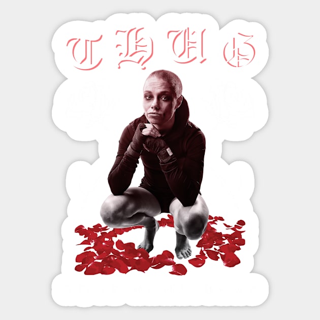 Thug Rose Namajunas Sticker by SavageRootsMMA